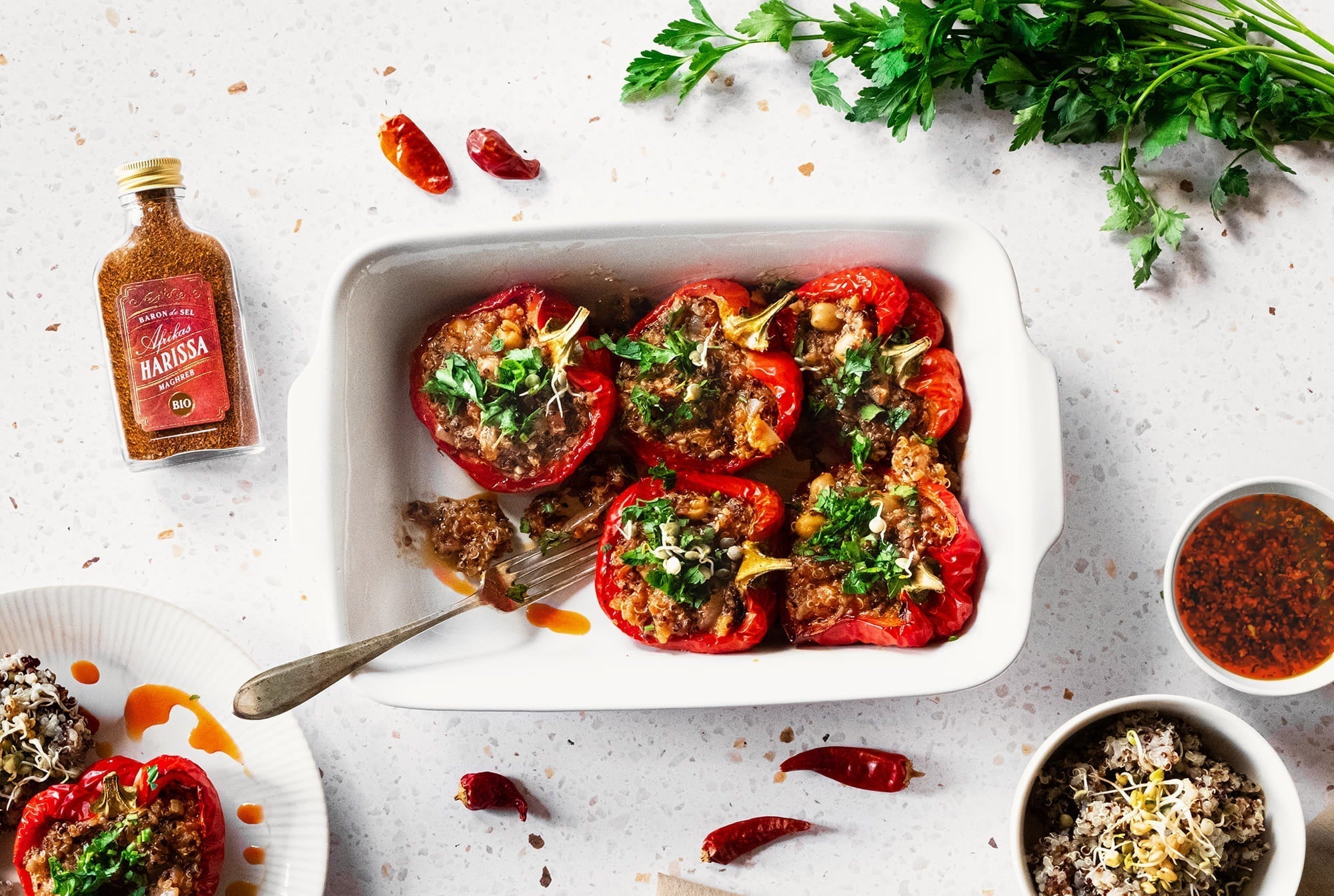 Gefüllte Paprika