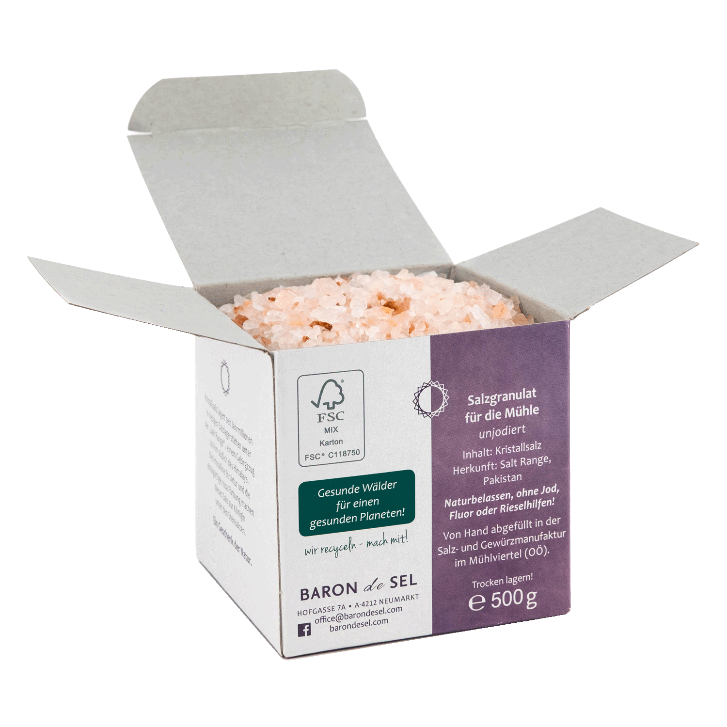 Himalaya Salz Granulat Würfel